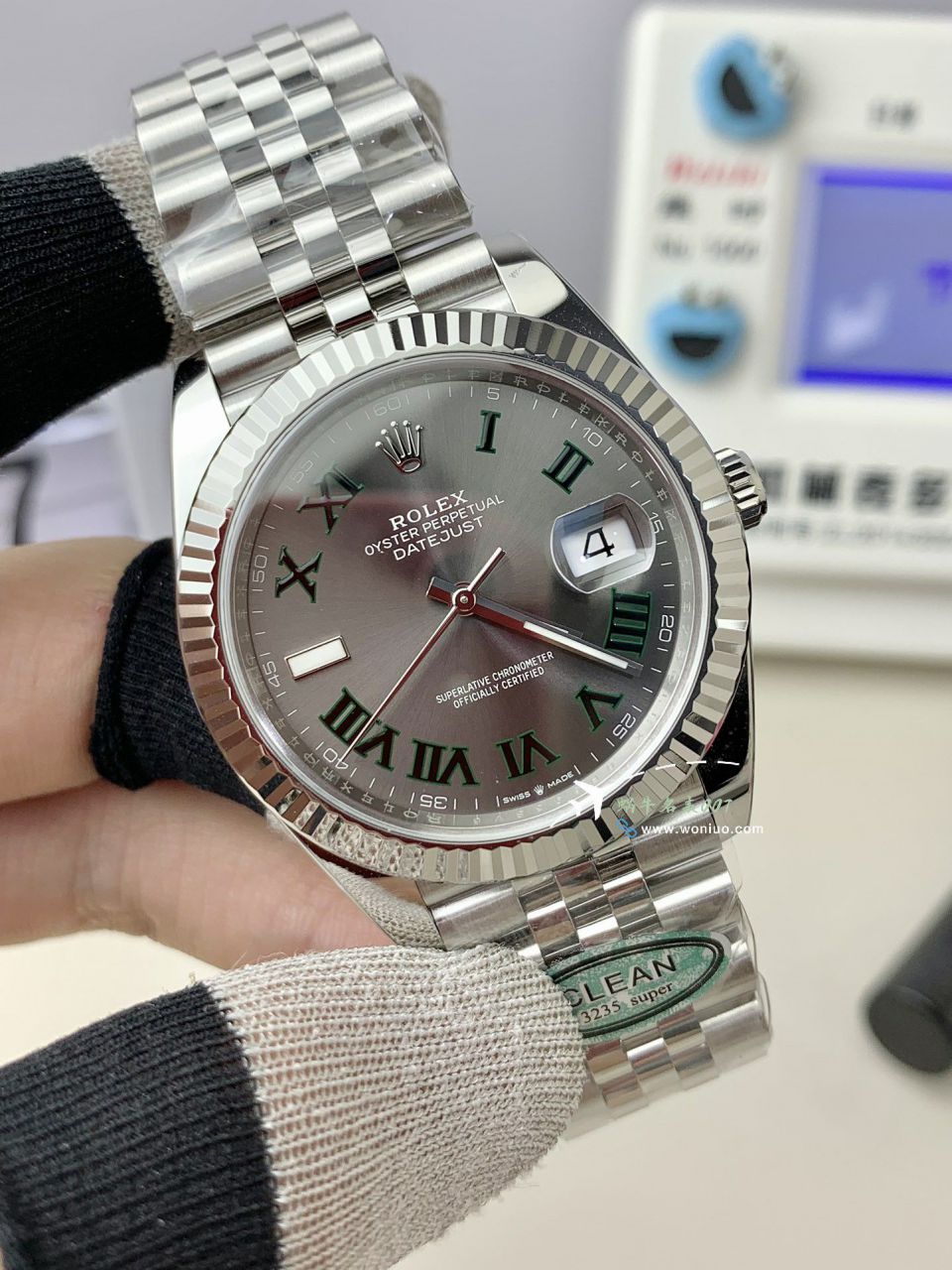 CLEAN Rolex   Datejust 41毫米 top  Replica Copy  Watches m126334-0022 wrist watches (绿罗&绿萝) / R872
