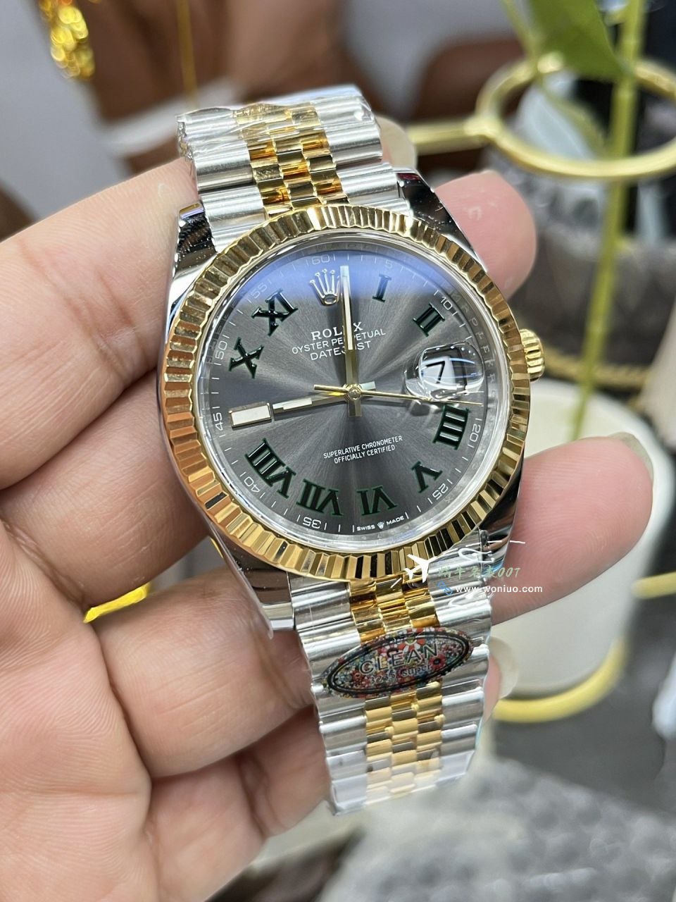 clean Factory  Rolex   Datejust 41毫米 Perfect  Replica Copy  Watches 116333-72213深灰盘 wrist watches  / R873