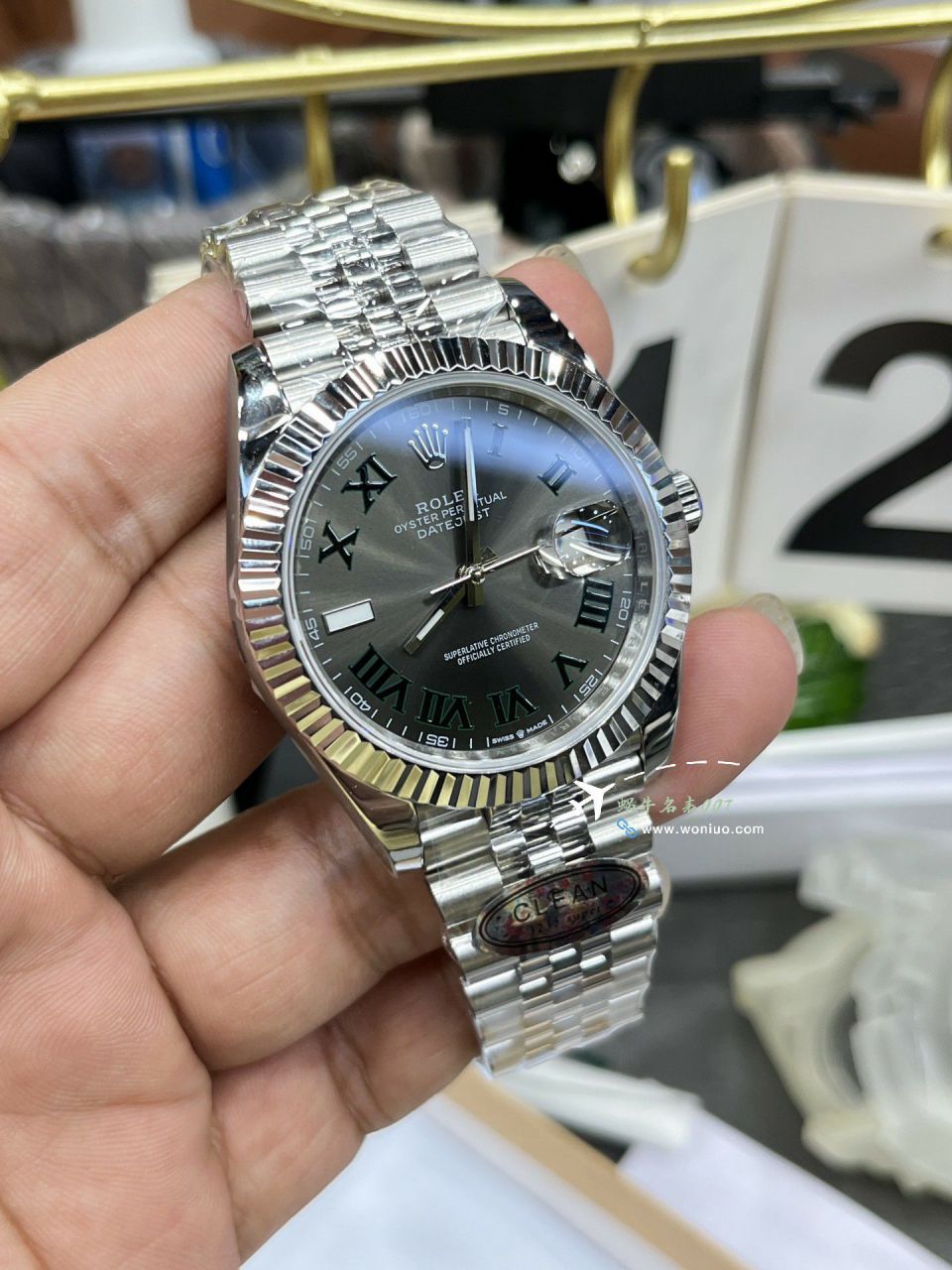 clean Factory  Rolex   Datejust 41毫米 Perfect  Replica Copy  Watches 116333-72213深灰盘 wrist watches  / R873