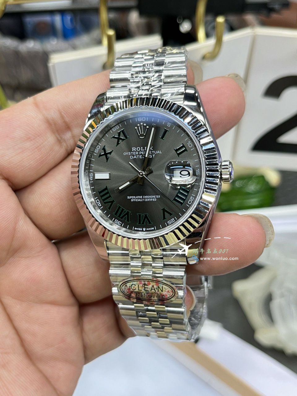 clean Factory  Rolex   Datejust 41毫米 Perfect  Replica Copy  Watches 116333-72213深灰盘 wrist watches  / R873