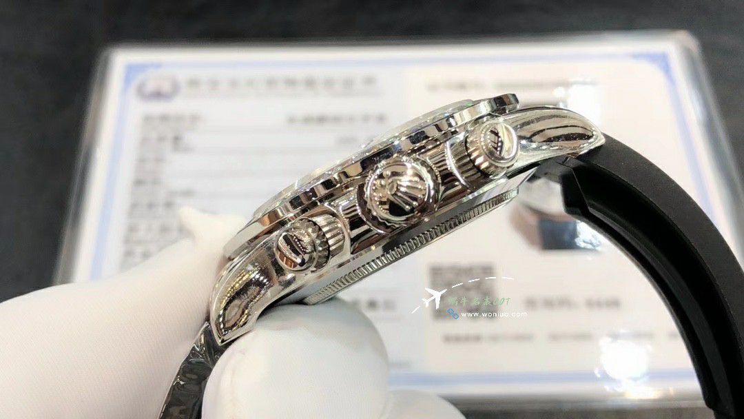  TOP  copy customized  Rolex  Cosmograph Daytona 黄金虎 Ditongna  Replica Copy  Watches 116588 TBR wrist watches  / R880