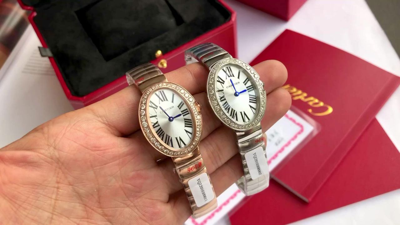  TOP  copy customized 真钻 Cartier  浴缸系列 top  Replica Copy WB520006，WB520002女士 wrist watches  / K376