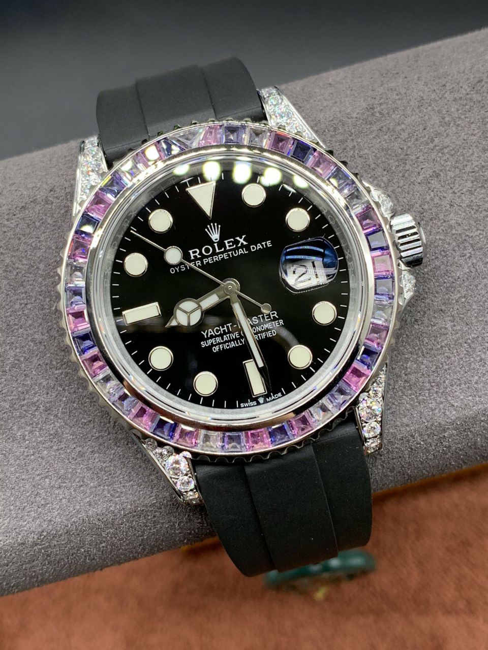 JVS Rolex  Yacht-Master VIP隐藏款满天星 Replica Copy M226679TBR，M226679TBR-0001 wrist watches  / R886