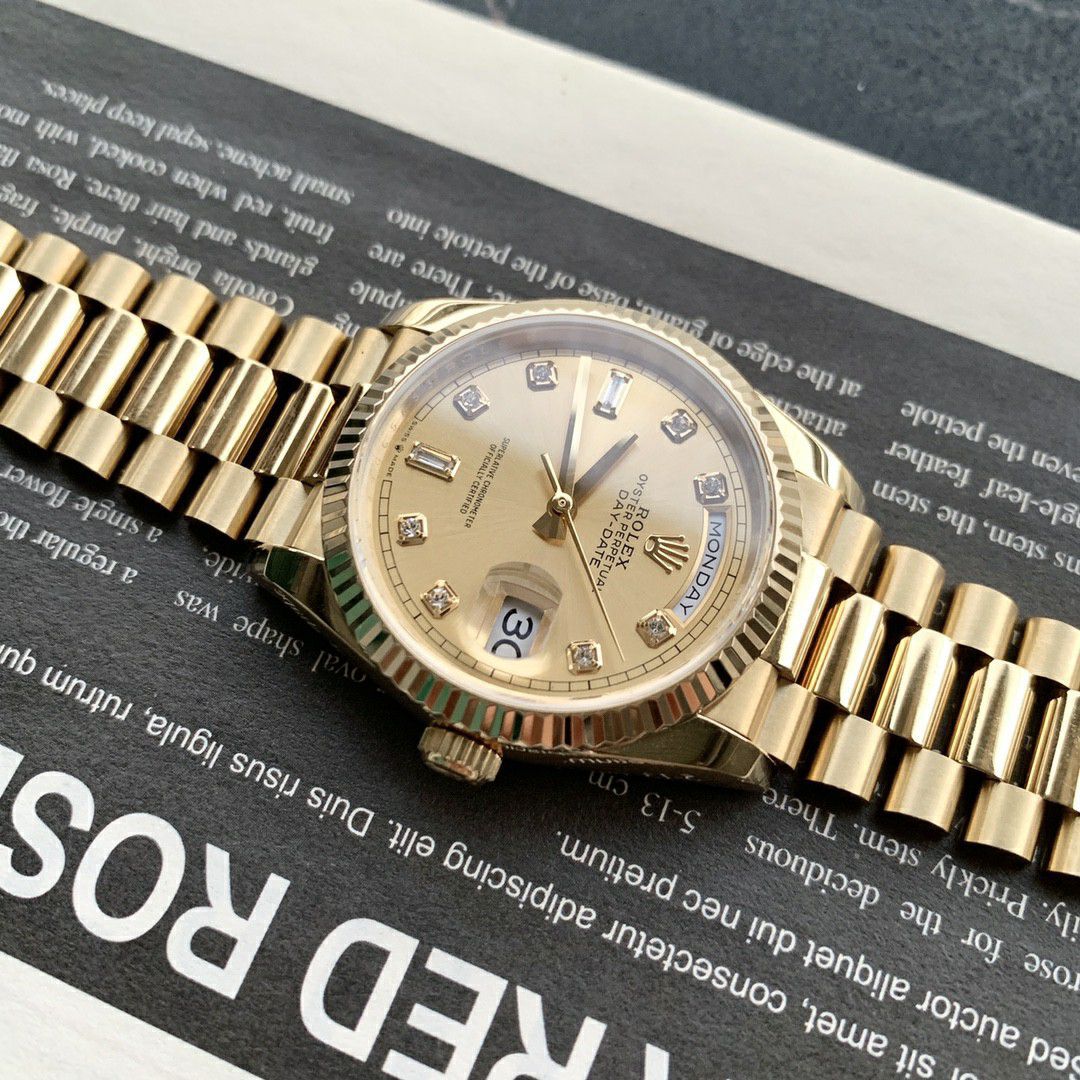  Rolex  Day-Date 型蓝松石 Perfect  Replica Copy  Watches m128238-0071 wrist watches  / R889