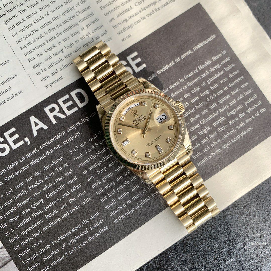  Rolex  Day-Date 型蓝松石 Perfect  Replica Copy  Watches m128238-0071 wrist watches  / R889