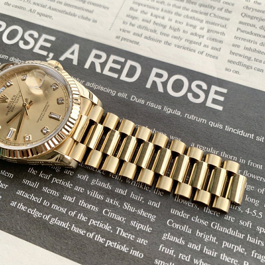  Rolex  Day-Date 型蓝松石 Perfect  Replica Copy  Watches m128238-0071 wrist watches  / R889
