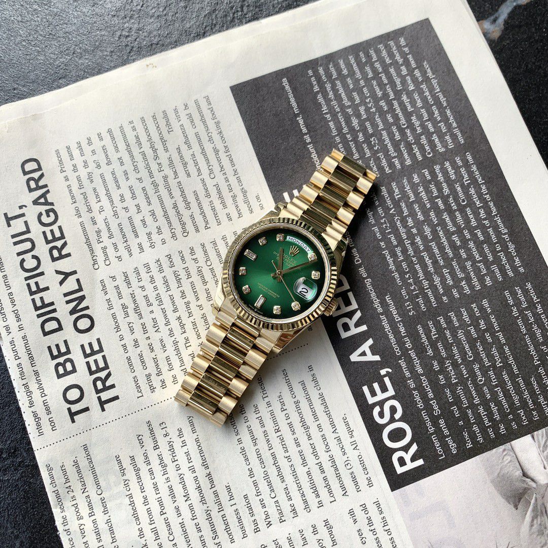  Rolex  Day-Date 型蓝松石 Perfect  Replica Copy  Watches m128238-0071 wrist watches  / R889