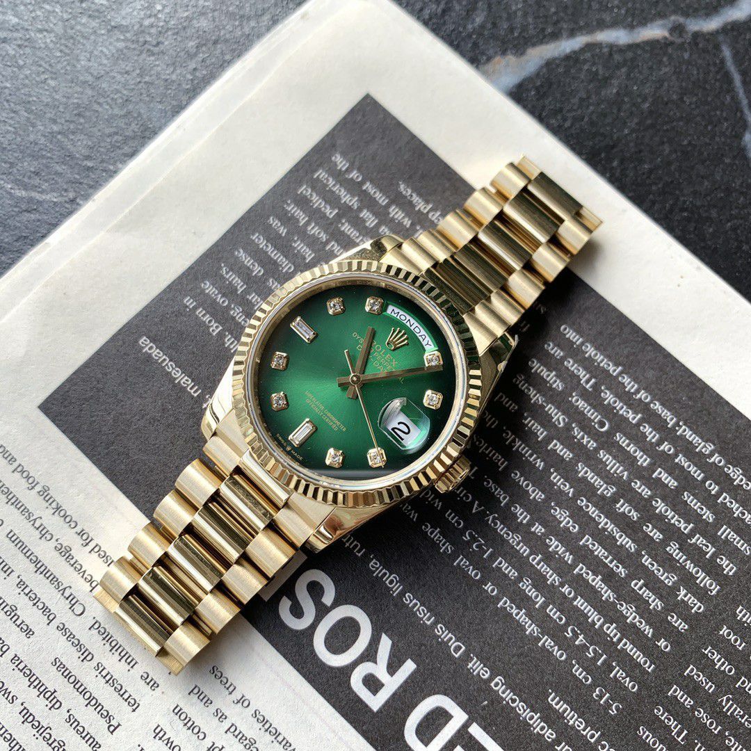 Rolex  Day-Date 型蓝松石 Perfect  Replica Copy  Watches m128238-0071 wrist watches  / R889