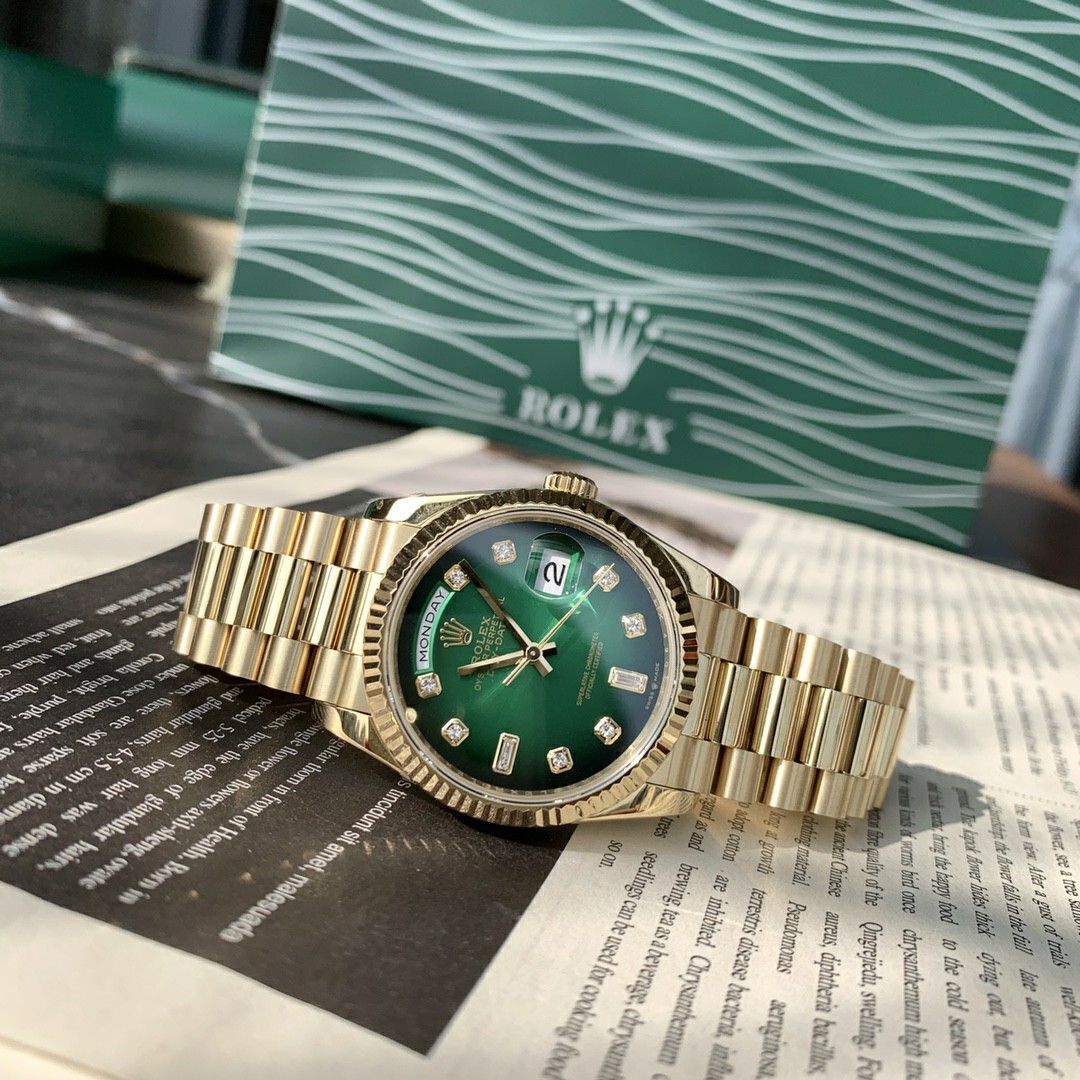  Rolex  Day-Date 型蓝松石 Perfect  Replica Copy  Watches m128238-0071 wrist watches  / R889