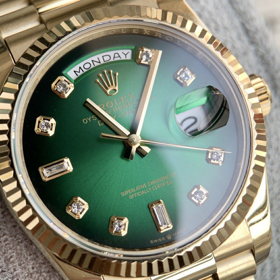  Rolex  Day-Date 型蓝松石 Perfect  Replica Copy  Watches m128238-0071 wrist watches  / R889