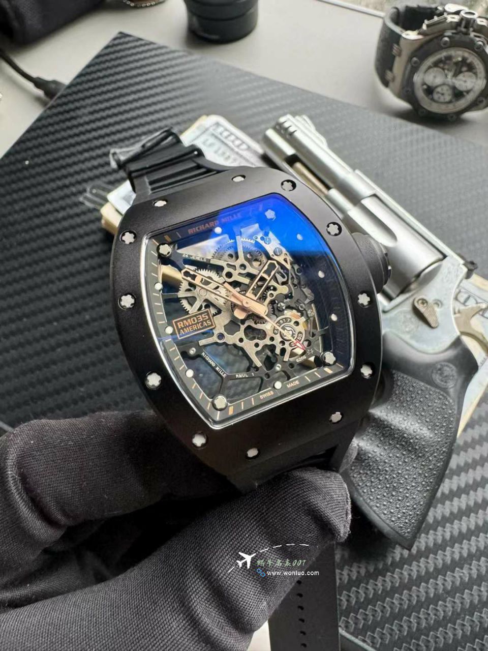 Sonic RICHARD MILLE RM035大金牛 Americas美国限量版 High quality  Replica Copy  Watches  / sonicrm035A
