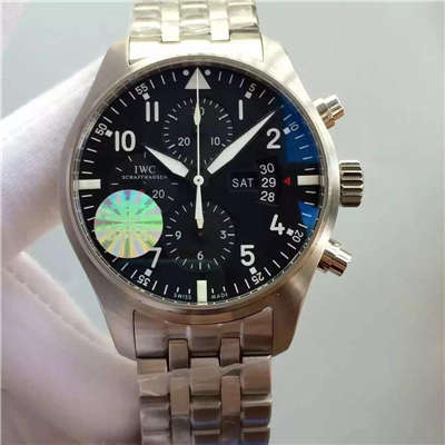 【V6 Factory  top 1:1 High quality  Knockoff  Watches 】 IWC 飞行员系列 IW377704 自动机械男士 Watches 