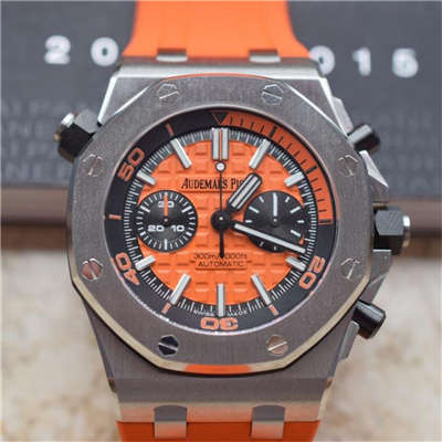 【JF Factory 1:1 Replica Copy  Watches 】Audemars Piguet  Royal Oak Offshore 鲜橙26703ST.OO.A070CA.01 wrist watches 