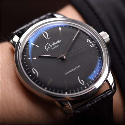 【YL Factory 出品】glashuette original原创20世纪复古系列1-39-52-04-02-04机械 wrist watches 《黑面》