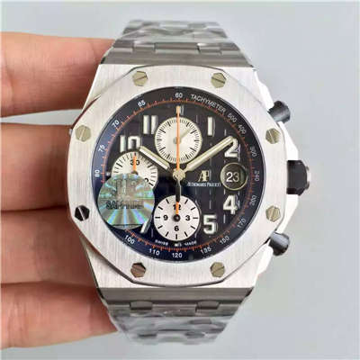 【JF Factory  High quality  Knockoff 】Audemars Piguet  Royal Oak Offshore 系列26470ST.OO.A027CA.01机械 wrist watches 《钢带》
