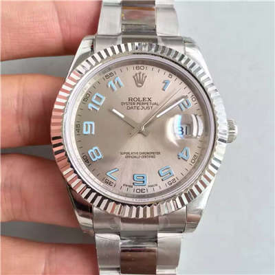 【EW Factory  Perfect  Replica Watches 】 Rolex   Datejust 系列116334-72210铑白盘 wrist watches 