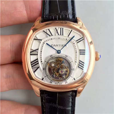 【TF Factory 1:1 Replica Watches 】 Cartier  DRIVE DE  Cartier  系列W4100013 Tourbillon 男表