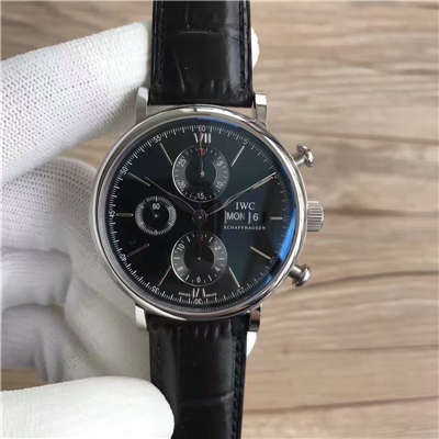 【MK Factory  Perfect  High quality  Replica Watches 】 IWC CHRONOGRAPH柏涛菲诺计时 wrist watches 系列 IW391008  wrist watches 
