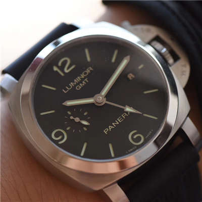 【VS Factory  Perfect  High quality  Replica Watches 】Panerai LUMINOR 1950  3 Days 系列GMT 双时区 PAM 00320 wrist watches 