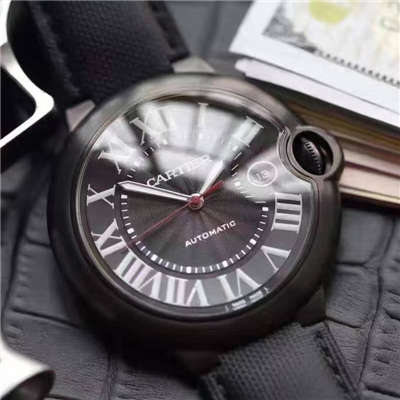 【独家视频测评V6 Factory 1:1 Replica Watches 】 Cartier  蓝气球系列黑武士WSBB0015男表42毫米V2版本