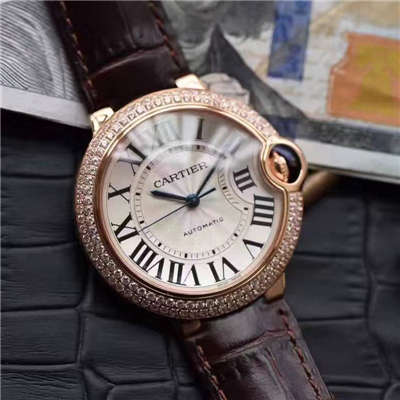 【HBBV6 Factory  Perfect  Knockoff  Watches 】 Cartier  蓝气球系列WE900551女士 wrist watches 