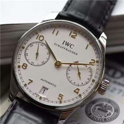 【独家视频测评ZF Perfect  High quality  Knockoff  Watches 】 IWC 葡萄牙系列系列IW500704《 IWC 葡七黄金钉》 wrist watches 