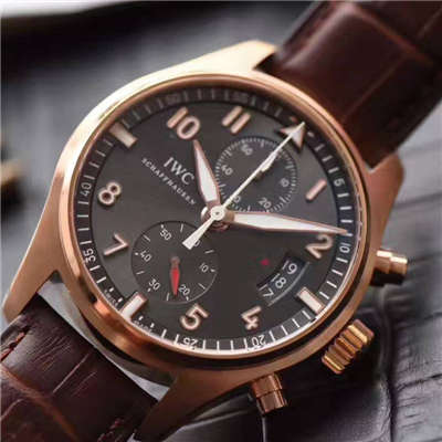 【独家 Video analysis  Perfect  High quality  Replica Watches 】 IWC SPITFIRE CHRONOGRAPH喷火战机计时 wrist watches 系列IW387803 wrist watches 