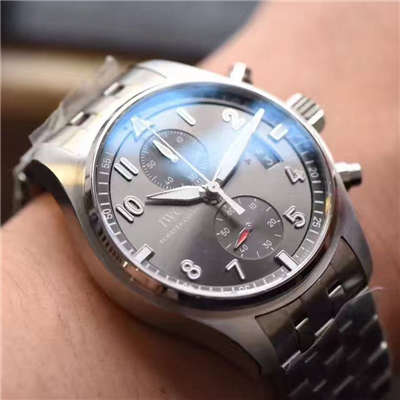 【独家视频测评V6 Factory  Perfect  High quality  Replica Watches 】 IWC 飞行员喷火战机计时 wrist watches 系列 IW387804 wrist watches 
