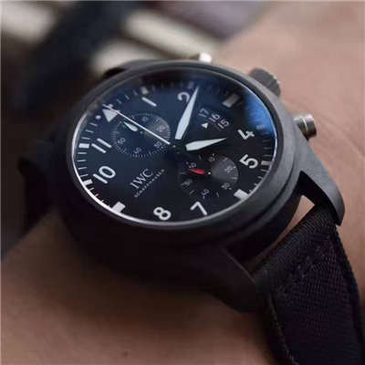 【独家视频测评V6 Factory 1:1 High quality  Replica Watches 】 IWC  大型飞行员系列TOP GUN 海军空战部队万年历 wrist watches 系列IW388007 wrist watches 