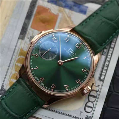 YL Factory 出品新款翠绿限量版 IWC 葡萄牙三问手动机械 wrist watches 