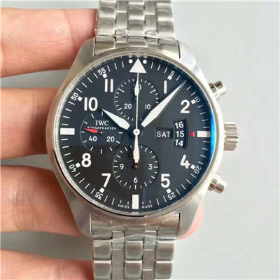 【ZF Factory 1:1 High quality  Copy  Watches 】 IWC 飞行员CHRONOGRAPH计时 wrist watches 系列 IW377704 wrist watches 
