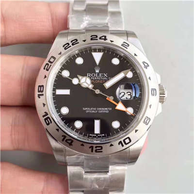 【N Factory V7版1:1 High quality  Knockoff  Watches 】ROLEX Rolex EXP2探险家型系列探险者二代216570-77210 黑盘 wrist watches 