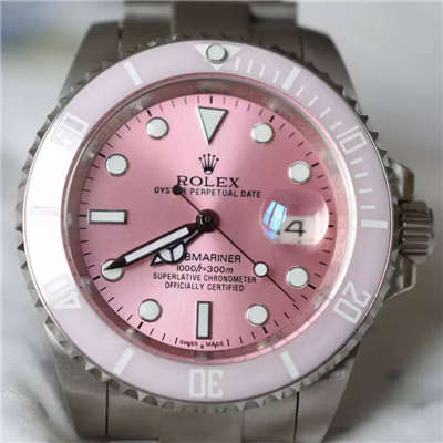 【NOOB Factory 1:1 top  Replica Copy  Watches 】 Rolex 潛航者型系列116610LN 银盘《SUB粉水鬼》女款 wrist watches 