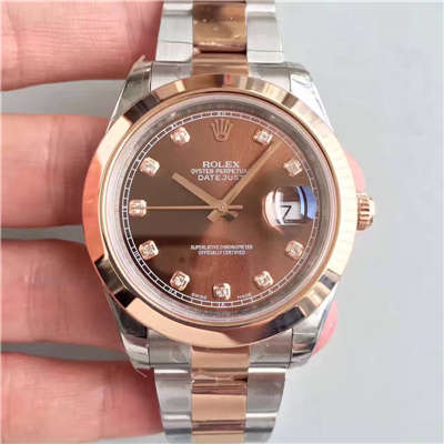 【NOOB Factory  Perfect  High quality  Replica Watches 】 Rolex   Datejust 系列126301巧克力色盘纪念型 watchband   wrist watches 