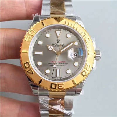 【JF Factory  Perfect  Replica Copy  Watches 】 Rolex  Yacht-Master 系列16623-78763 银灰色表盘 wrist watches 