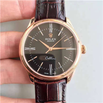 【MK Factory  Perfect  High quality  Knockoff  Watches 】 Rolex 切利尼系列50505黑盘 wrist watches 