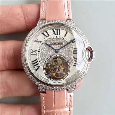 【TF Factory  Perfect  High quality  Replica Watches 】 Cartier  创意宝石 wrist watches 系列HPI00716女表（满天星 Tourbillon ）