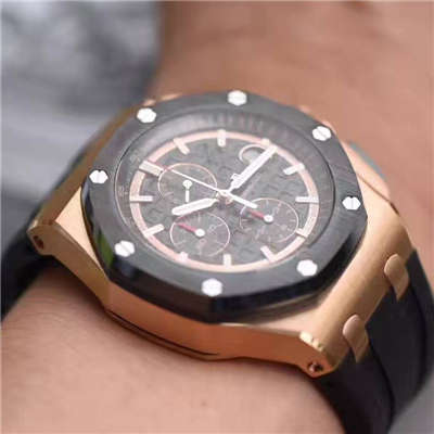 【 Video analysis JF Factory  Perfect  Knockoff  Watches 】Audemars Piguet  Royal Oak Offshore 系列26401RO.OO.A002CA.02 wrist watches 