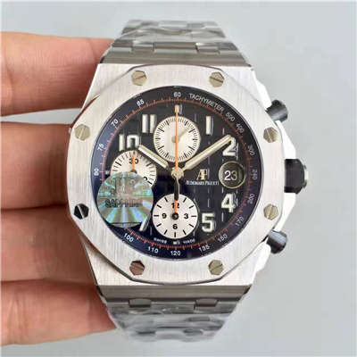 【JF Factory  Perfect  Knockoff 】Audemars Piguet AP  Royal Oak Offshore 系列26170TI.OO.1000TI.04 wrist watches 