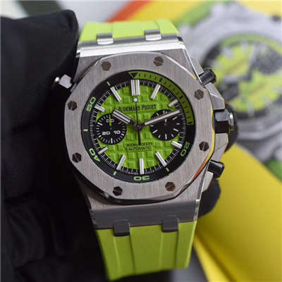 【JF Factory  Perfect  Replica Copy  Watches 】Audemars Piguet  Royal Oak Offshore 系列26703ST.OO.A038CA.01《青苹果》男士机械 Watches 