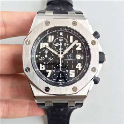 【JF Factory 1:1 Replica Copy  Watches 】Audemars Piguet  Royal Oak Offshore 系列26170ST.OO.D101CR.03 wrist watches 