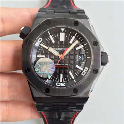 【JF Factory  Perfect  Copy  Watches 】APAudemars Piguet 皇家橡树15703系列黑壳男表
