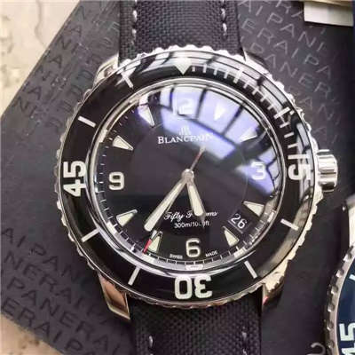 【N Factory 神器】 Replica Copy Blancpain blancpain  Fifty Fathoms 系列5015-1130-52 自动机械男士 wrist watches 