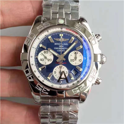 【JF Factory  Perfect  Knockoff  Watches 】 Breitling 机械计时系列AB011011/C788(Pilot飞行员精钢表链) wrist watches 