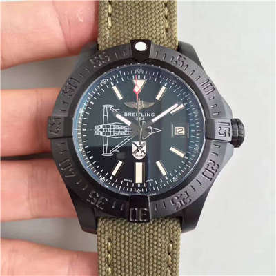 【BL Perfect  High quality  Replica Watches 】 Breitling 复仇者二代海狼限量版纪念德国战斗机版《斯瓦尔德·伯尔克Oswald Boelcke 》