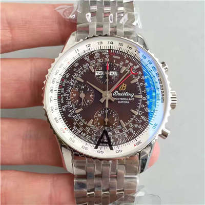 【JF Perfect  Replica Watches 】 Breitling 蒙柏朗计时系列A2133012-B571棕盘 wrist watches 