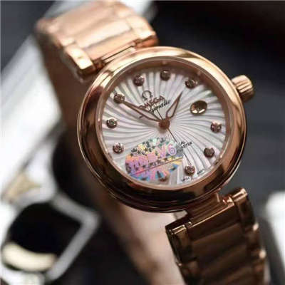 【HBBV6 Factory  Perfect  Copy  Watches 】OMEGA碟飞系列425.60.34.20.55.001女士机械 wrist watches 【OMEGA鸟巢】