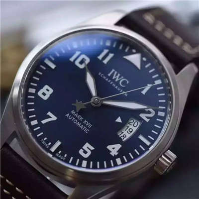 【MK Factory  Perfect  High quality  Replica Watches 】 IWC 飞行员系列马克十七IW326506 wrist watches (蓝面小王子)