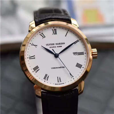 FK Factory  Perfect 精 Replica Watches  Ulysse Nardin 鎏金系列8156 wrist watches 