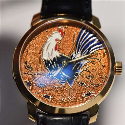 【FK Factory  top 1:1 Replica Copy 正品开模 Watches 】 Ulysse Nardin 经典系列 8152-111-2/ROOSTER wrist watches 鸡年新款 Ulysse Nardin 鸡表巨献